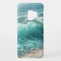 Pretty Blue Wave with Sparkles Case-Mate Samsung Galaxy S9 Case