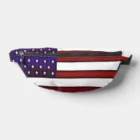 Modern Embossed American Flag Fanny Pack