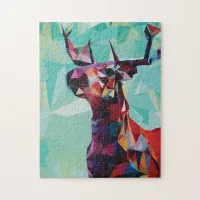 Geometric Deer Jigsaw Puzzle