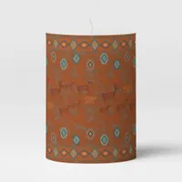 Southwest Canyons Petroglyphs Pillar Candle