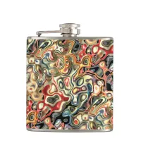 Abstract Art Flask