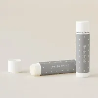 Elegant Lace and Pearls Grey Label Lip Balm