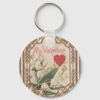 Vintage Valentine Keychain