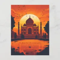 Travel to New Delhi Postcard