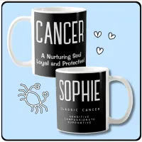 Cancer Star Sign of Zodiac Astrology Gift Coffee Mug