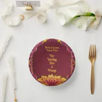 Floral Symphony: Wedding Elegance Collection Paper Bowls