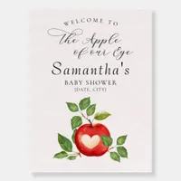 Apple Of Our Eye Fall Baby Shower Welcome Sign