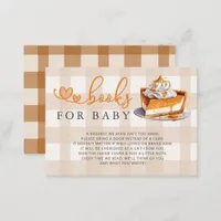 Little Cutie Pie Baby Shower Book Request  Enclosure Card