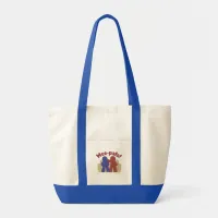 Mee Pals Fun Meeple Gamer Friends Gaming Tote Bag