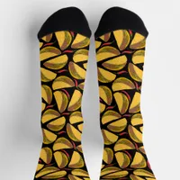 Tacos Patterned Mexican Chef Socks