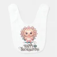 Cute Thanksgiving Turkey Baby Bib