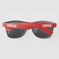 Modern Graduation Senior Block Letter Class 2020 Sunglasses