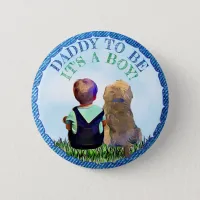 Daddy to be Baby Shower Button