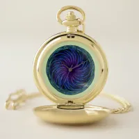 Ethereal Swirl Pocket Watch