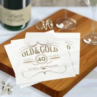 Any Old Birthday Gold ID962 Paper Napkins