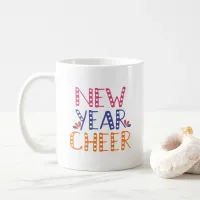 CUSTOMIZABLE New Year Cheer Bright Colors Coffee Mug