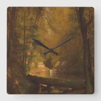 The Trout Pool (1870) Artwork - Wall Clock