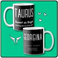 Taurus Star Sign Zodiac Gift Coffee Mug