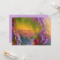 Fantasy landscape, tropic and dreamy -  invitation