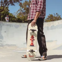 Orange Fire Hydrant Skateboard