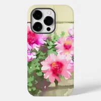 Watercolor Pink Flowers Case-Mate iPhone 14 Pro Case