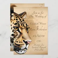 Cheetah  invitation