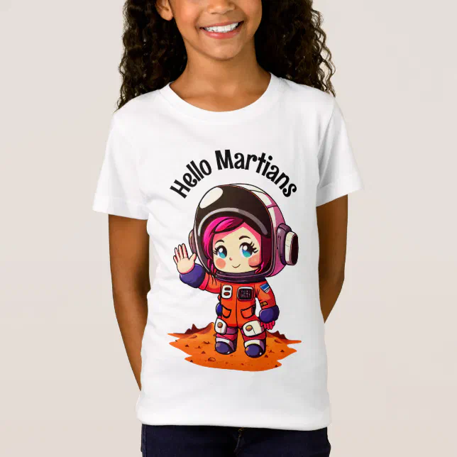 Hello Martians | Space | Astronaut T-Shirt