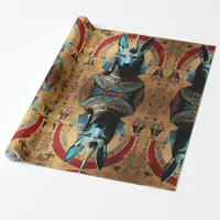 Anubis Egyptian God Jackal or Man Wrapping Paper