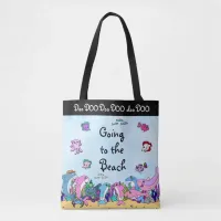 Going to the Beach Doo Doo Doo Family Shark Tote Bag