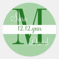 Custom Monogram label