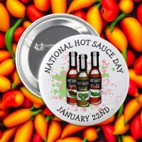 National Hot Sauce Day | January 22nd  Button