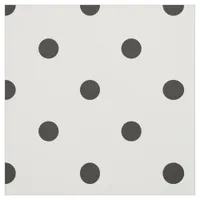 Black and White Polka Dot Pretty Pattern Fabric