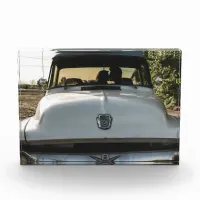 Vintage Car and Couple Kissing Photo Block