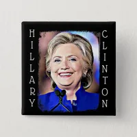 Hilary Clinton Memorabilia  Digital Art Button