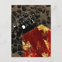 Global warming - Burning House - Father’s day Postcard