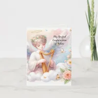 Angel Healing Sympathy Grief Bereavement Thank You Card