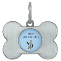 Cute Cartoon Boy Penguin Pet Tag