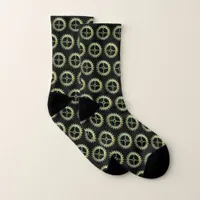 Steampunk Rusty Clockwork Gears Socks