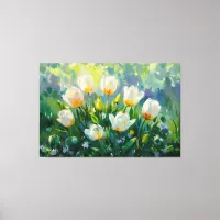 *~* Bouquet Tulips TV2 Stretched Canvas Print