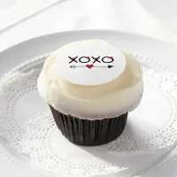 XOXO Valentines Edible Frosting Rounds