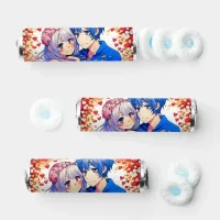 Floral Anime Themed Personalized Wedding Breath Savers® Mints