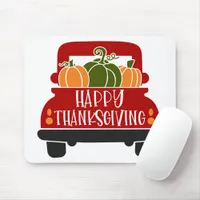 Thanksgiving Truck Mouse Pad