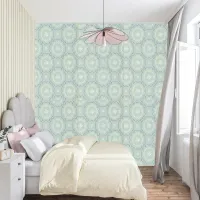 Antique Elegance: Light Green Vintage