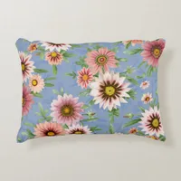 Daisy Floral Accent Pillow