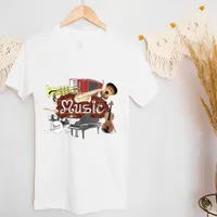 Music and Musical Instrument Birthday gift T-Shirt