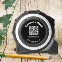 Personalized QR Code Business Work Trade Template Tape Measure