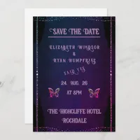 Colorful Elegant Rainbow Wedding Invitation 