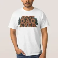 *~* Father's Day Rustic AP86 BEST DAD EVER BEARS T-Shirt