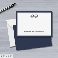 Business Note Card with Logo