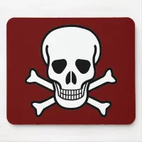 Skull and Crossbones Mouse Pad